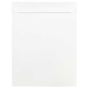 JAM Paper Open End Catalog Commercial Envelopes, 9&quot; x 12&quot;, White, 25/PK