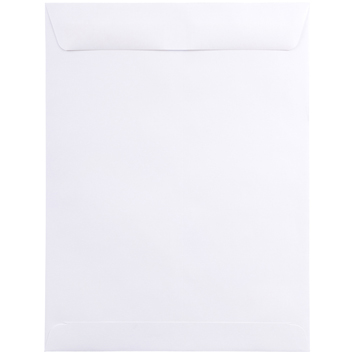JAM Paper 9 1/2&quot; x 12 1/2&quot; Open End Catalog Commercial Envelopes, White, 25/PK
