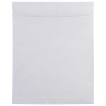 JAM Paper Open End Catalog Commercial Envelopes, 11 1/2&quot; x 14 1/2&quot;, White, 25/PK