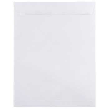 JAM Paper Open End Catalog Commercial Envelopes, 12 1/2&quot; x 15 1/2&quot;, White, 25/PK