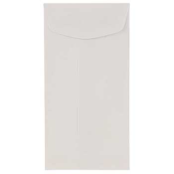 JAM Paper Monarch Policy 8 Glove Envelopes, 3 7/8&quot; x 7 1/2&quot;, White, 50/BX