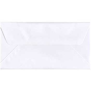 JAM Paper Commercial Envelopes with Wallet Flap, #16, 6 x 12, White, 25/PK