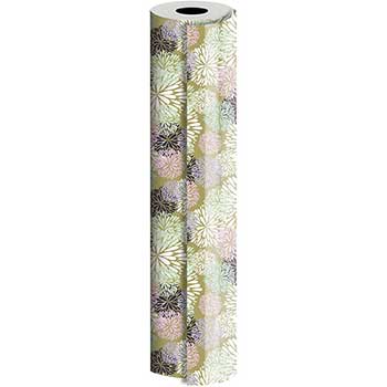JAM Paper Wrapping Paper, Everyday, 1042 1/2 sq. ft., Delicate Flower