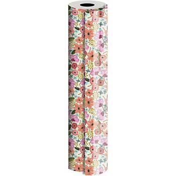 JAM Paper Wrapping Paper, Everyday, 416 sq. ft., Gypsy Floral