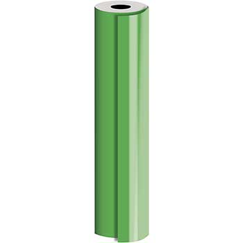 JAM Paper Matte Wrapping Paper, Green, 1/2&quot; Ream, 1042 1/2 sq. ft.
