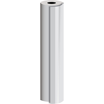 JAM Paper Industrial Size Wrapping Paper Roll, Matte Metallic Silver, 1/4&quot; Ream, 520 Sq. Ft.