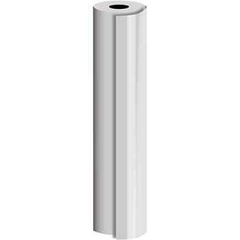 JAM Paper Industrial Size Wrapping Paper Roll, Matte Metallic Silver, 1/2&quot; Ream, 1042.5 Sq. Ft.