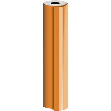 JAM Paper Industrial Size Wrapping Paper Rolls, Matte Orange, 520 Sq. Ft