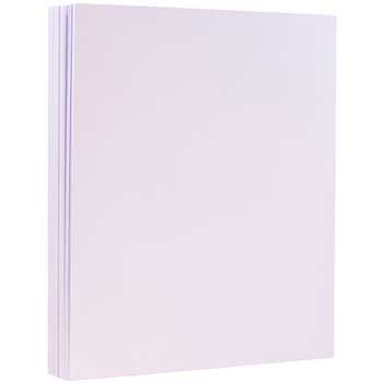 JAM Paper Colored Paper, 28 lb, 8.5&quot; x 11&quot;, Light Purple, 50 Sheets/Pack