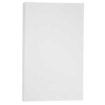 JAM Paper Vellum Bristol Cardstock, 67 lb, 8.5&quot; x 14&quot;, White, 150 Sheets/Ream