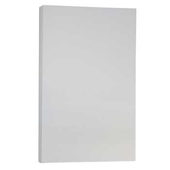 JAM Paper Vellum Bristol Cardstock, 67 lb, 8.5&quot; x 14&quot;, Grey, 150 Sheets/Ream