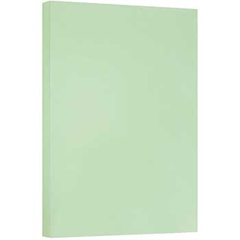 JAM Paper Extra Heavy Weight Cardstock, 110 lb, 11&quot; x 17&quot;, Green, 50 Sheets/Pack
