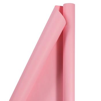 JAM Paper Matte Wrapping Paper, Baby Pink, 25 sq. ft. Roll