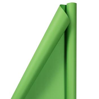 JAM Paper Matte Wrapping Paper, 25 sq. Ft, Lime Green