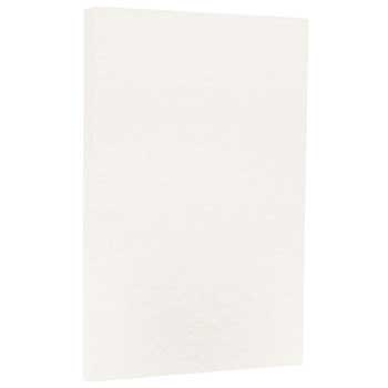 JAM Paper Parchment Cardstock, 65 lb, 8.5&quot; x 14&quot;, White, 250 Sheets/Ream