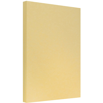 JAM Paper Legal Parchment Paper, 24 lb, 8.5&quot; x 14&quot;, Antique Gold Recycled, 100 Sheets/Pack