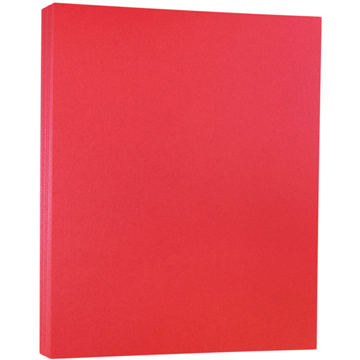JAM Paper Metallic Paper, 32 lb, 8.5&quot; x 11&quot;, Jupiter Red Stardream Metallic, 25 Sheets/Pack