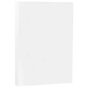 JAM Paper Wove Cardstock, 80 lb, 8.5&quot; x 14&quot;, Bright White, 50 Sheets/Pack