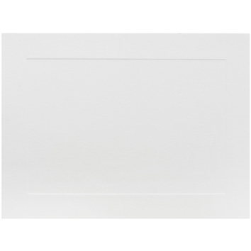 JAM Paper Blank Flat Note Cards, Panel, 4.63&quot; x 6.25&quot;, White, 50 Cards/Pack