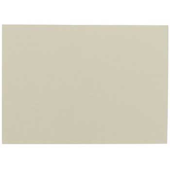 JAM Paper Blank Flat Note Cards, 3.5&quot; x 4.88&quot;, Ivory, 100 Cards/Pack