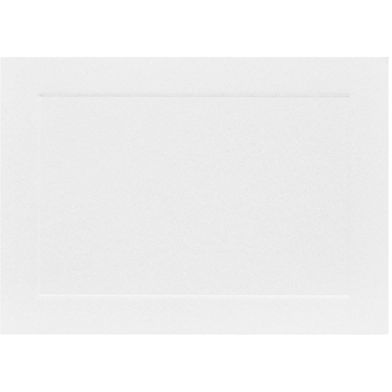 JAM Paper Blank Flat Note Cards, Panel, 3.5&quot; x 4.88&quot;, White, 50 Cards/Pack