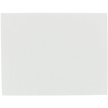 JAM Paper Blank Flat Note Cards with Envelopes, 4.25&quot; x 5.5&quot;, White, 100 Cards/Pack
