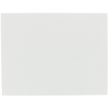 JAM Paper Blank Flat Note Cards, 4.25&quot; x 5.5&quot;, White, 50 Cards/Pack