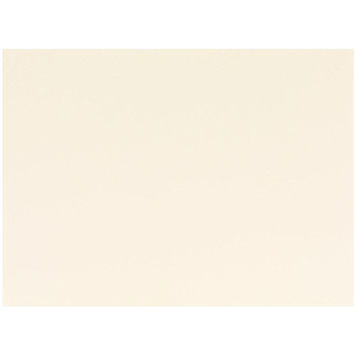 JAM Paper Blank Flat Note Cards, 4.63&quot; x 6.25&quot;, Ivory, 50 Cards/Pack