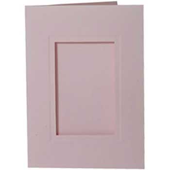 JAM Paper Photo Notecards, A7, 5&quot; x 7&quot;, Baby Pink, 100 Cards/Box