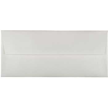 JAM Paper #10 Metallic Business Envelopes, 4 1/8&quot; x 9 1/2&quot;, Quartz Stardream, 25/PK