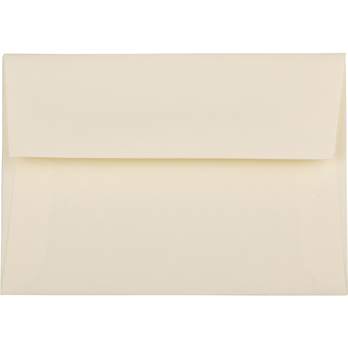 JAM Paper 4Bar A1 Strathmore Invitation Envelopes, 3 5/8&quot; x 5 1/8&quot;, Ivory Wove, 25/PK