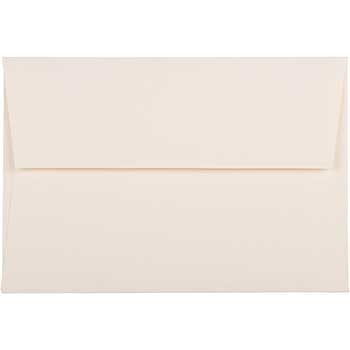 JAM Paper A8 Strathmore Invitation Envelopes, 5 1/2&quot; x 8 1/8&quot;, Natural White Wove, 25/PK