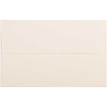 JAM Paper A10 Strathmore Invitation Envelopes, 6&quot; x 9 1/2&quot;, Natural White Wove, 50/BX