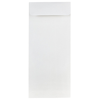 JAM Paper #10 Policy Business Strathmore Envelopes, 4 1/8&quot; x 9 1/2&quot;, Bright White Wove, 50/PK
