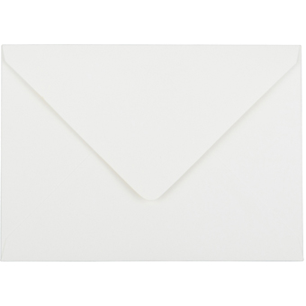 JAM Paper A7 Strathmore Invitation Envelopes with Euro Flap, 5 1/4&quot; x 7 1/4&quot;, Bright White Wove, 250/BX