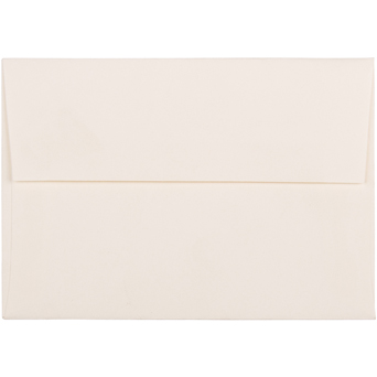 JAM Paper 4Bar A1 Strathmore Invitation Envelopes, 3 5/8&quot; x 5 1/8&quot;, Natural White Wove, 250/BX