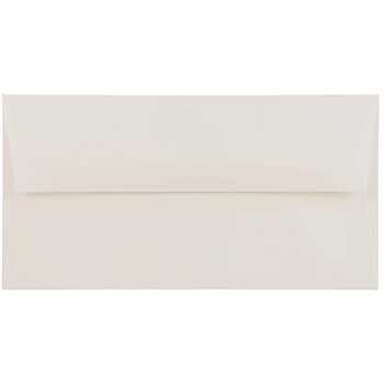 JAM Paper Monarch Strathmore Invitation Envelopes with Square Flap, 3 7/8&quot; x 7 1/2&quot;, Bright White Wove, 500/CT