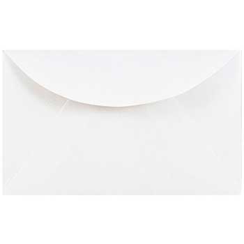 JAM Paper Mini Envelopes, 2 5/16&quot; x 3 5/8&quot;, White, 100/PK
