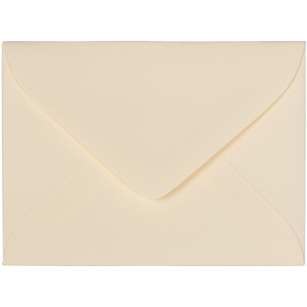 JAM Paper 2 3/4&quot; x 3 3/4&quot; Mini Commercial Envelopes, Ivory, 100/PK