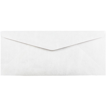 JAM Paper #14 Tyvek Tear-Proof Envelopes, 5&quot; x 11 1/2&quot;, White, 500/PK