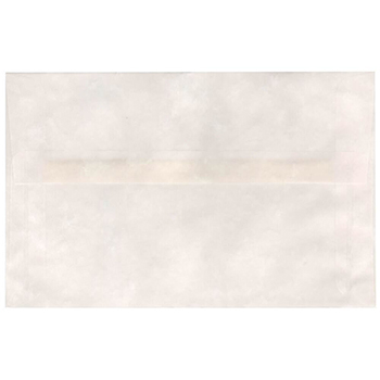 JAM Paper A10 Translucent Vellum Invitation Envelopes, 6&quot; x 9 1/2&quot;, White Cloud, 25/PK