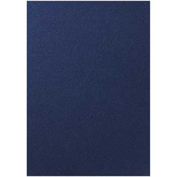 JAM Paper Blank Foldover Cards, A2 size, 4.25&quot; x 5.5&quot;, Stardream Metallic Lapiz Lazuli Purple, 50 Cards/Pack