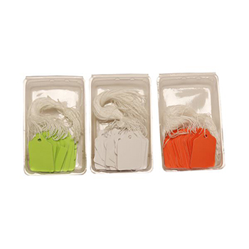 JAM Paper Gift Tag Combo Pack, Orange, Green, &amp; White, 150/PK