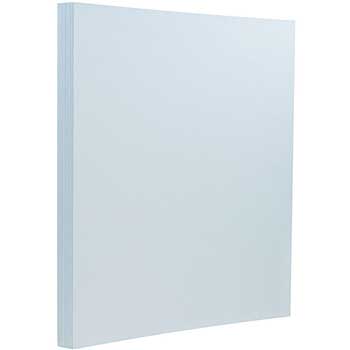 JAM Paper Extra Heavyweight Cardstock, 130 lb, 8.5&quot; x 11&quot;, Baby Blue, 25 Sheets/Pack