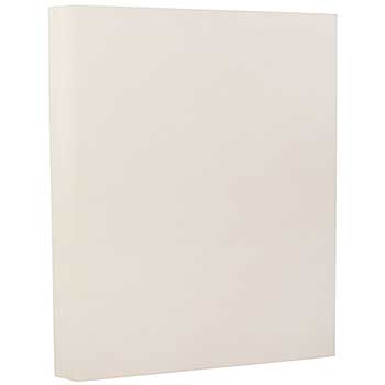 JAM Paper Wove Cardstock, 88 lb, 8.5&quot; x 11&quot;, Natural White, 50 Sheets/Ream