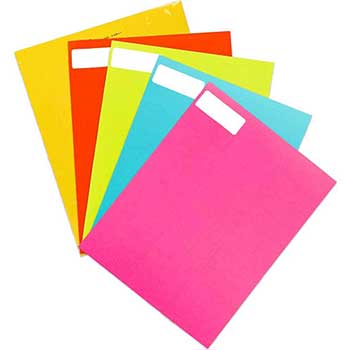 JAM Paper Shipping Address Labels, Standard Mailing, 1&quot; x 2 5/8&quot;, Assorted Bright Colors, 600 Rectangular Labels