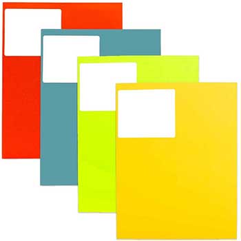 JAM Paper Shipping Address Labels, Standard Mailing, 3 1/3&quot; x 4&quot;, Assorted Bright Colors, 480 Labels
