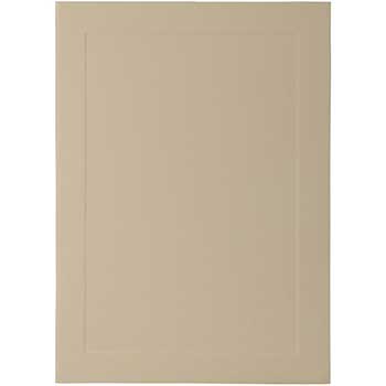 JAM Paper Blank Foldover Cards, Linen Panel, A1, 3.5&quot; x 4.88&quot;, Ivory, 100 Cards/Pack