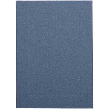JAM Paper Blank Foldover Cards, Laid Panel, A1, 3.5&quot; x 4.88&quot;, Blue, 500 Cards/Box