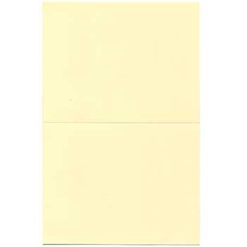 JAM Paper Blank Foldover Cards, A2, 4.38&quot; x 5.44&quot;, Ivory, 100 Cards/Box